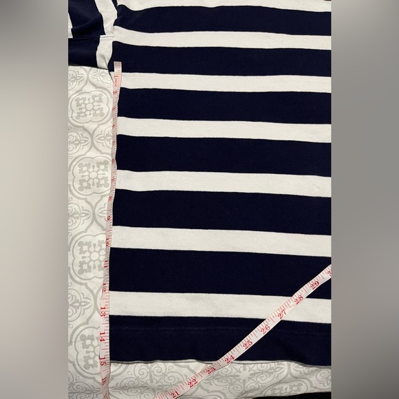 AYR ‘The Early Mornings’ Blue and White Striped Long Sleeve Size Small Nautical - Picture 5 of 7